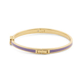 COACH Signature Tea Rose Enamel Bangle Boxed Bracelet