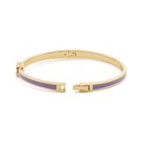COACH Signature Tea Rose Enamel Bangle Boxed Bracelet