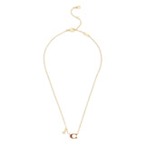 Coach Signature C Rexy Short Pendant Necklace