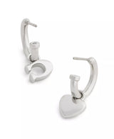 Coach Signature C Heart Mismatch Earrings