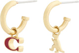 Coach Signature C Rexy Mismatch Earrings