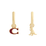 Coach Signature C Rexy Mismatch Earrings