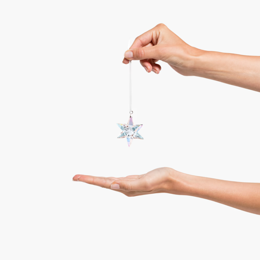Swarovski Classic Star Ornament - Shimmer, Medium