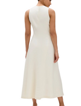 Calvin Klein Womens V-Neck Sleeveless Maxi Dress