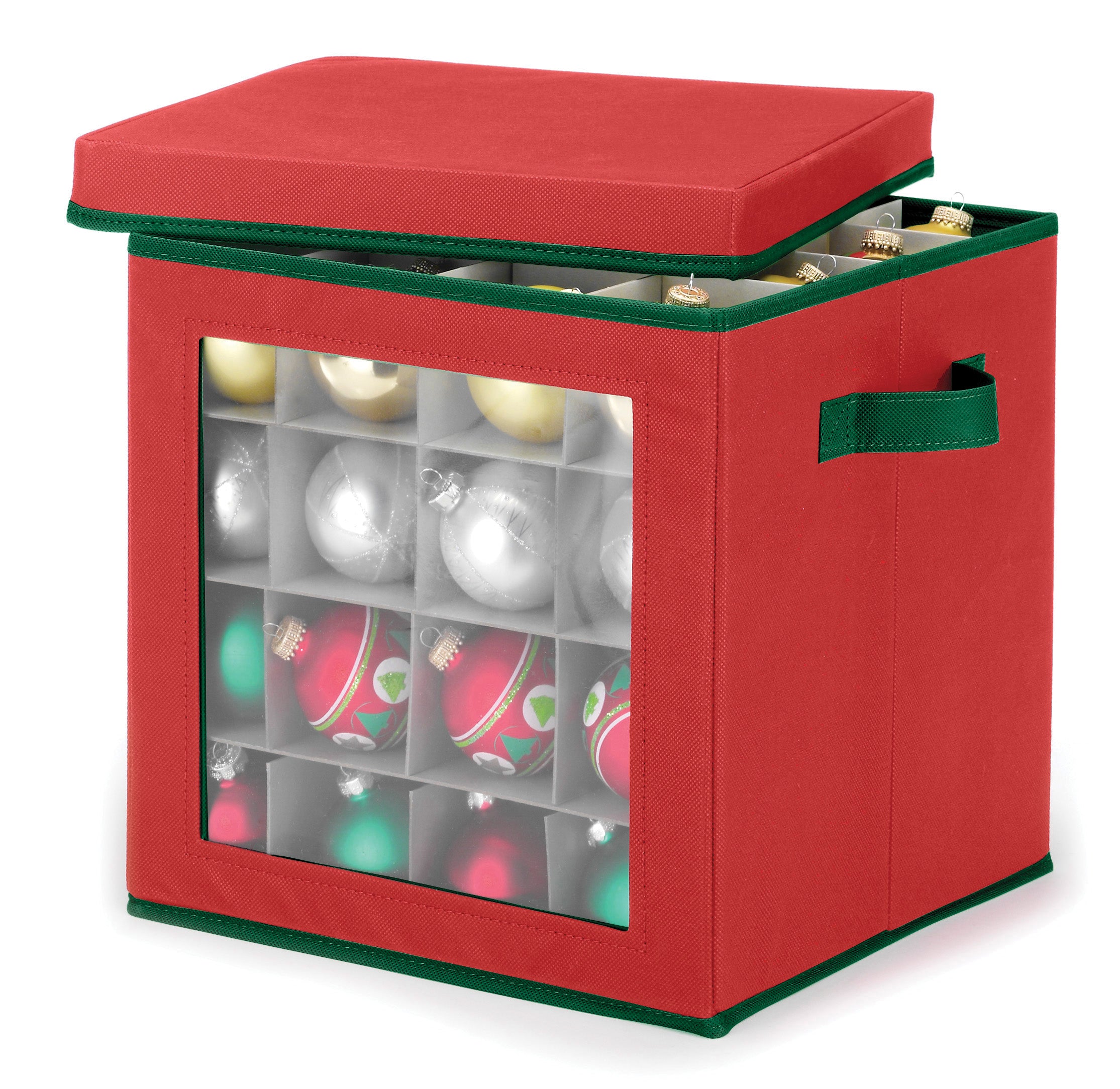 Whitmor Christmas Ornament Storage Cube - 64 Compartments