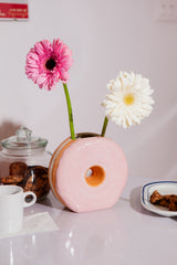Doiy Fast Food Vase - Pink Donut
