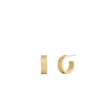 Coach Repeated C Small Huggie Earrings