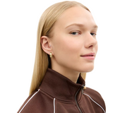 Coach Repeated C Small Huggie Earrings