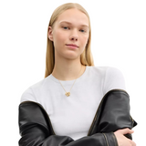 Coach Repeated C Rondelle Short Pendant Necklace