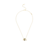 Coach Repeated C Enamel Rondelle Short Pendant Necklace