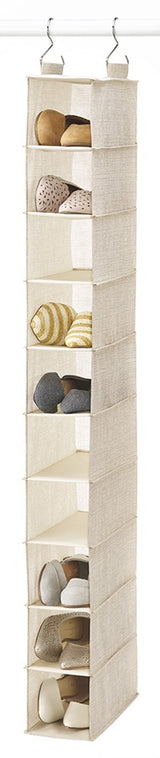 Whitmor Hanging Shoe Shelves - 10 Sections