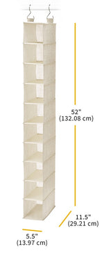 Whitmor Hanging Shoe Shelves - 10 Sections