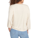 Skye's The Limit Womens Embroidered Long Sleeve Top