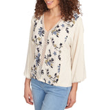 Skye's The Limit Womens Embroidered Long Sleeve Top