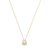 Coach Iconic Charms Pavé Handbag Pendant Necklace