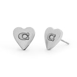 Coach Heritage Signature Heart Earrings