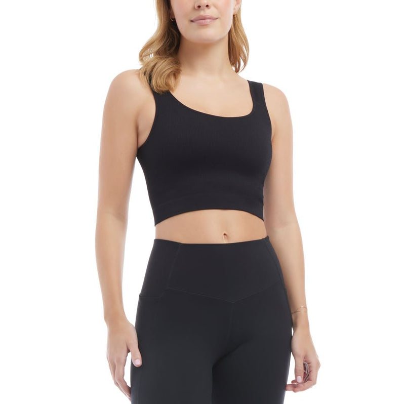 Jockey Womens Seamfree Rib Long Line Sports Bra - 2 Pk