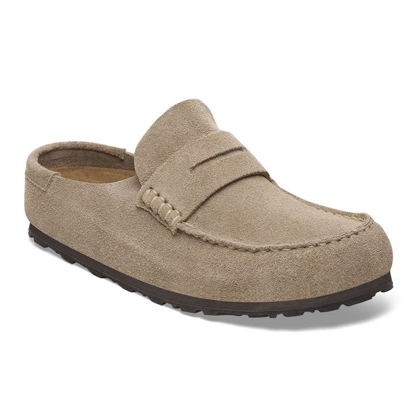 Birkenstock Womens Naples Suede Leather Clogs - Regular/Wide