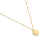 Coach Heritage Coin Spinner Pendant Necklace