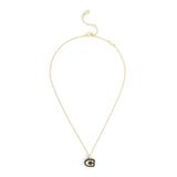 Coach Signature C Resin Pendant Necklace