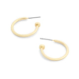 Coach Classic Small Hoop Earrings