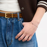 Coach Signature C Prong Charm Bracelet