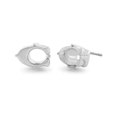 Coach Signature C Prong Stud Earrings