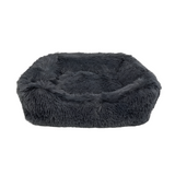 Wag and Wiggle Long Plush Relaxing Cuddle Dog Bed