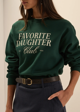 Favorite Daught Womens The Favorite Daughter Club Sweatshirt