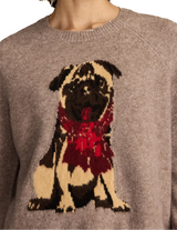 Lucky Brand Womens Cloud Soft Bug Crewneck Sweater