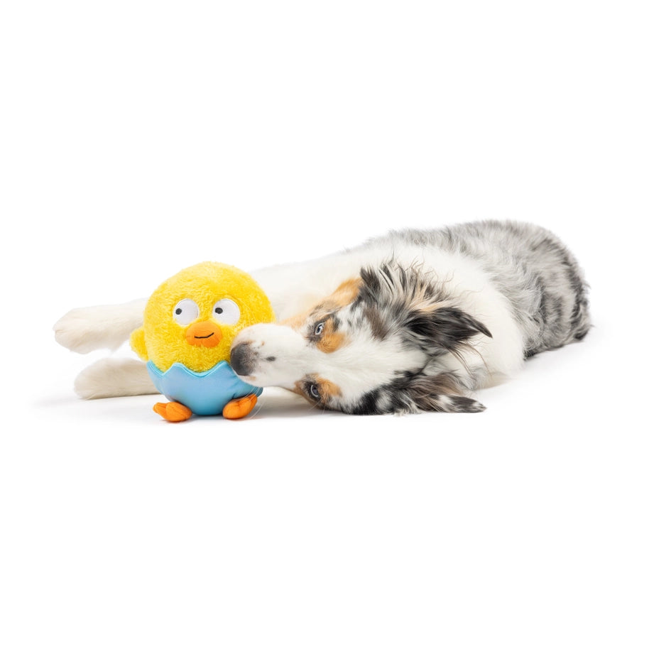 Huxley & Kent Chick-A-Dee Power Plush Dog Toy - Small