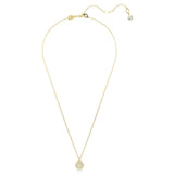 Swarovski Sublima Pendant Necklace - White, Gold-tone plated