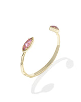 Kendra Scott Ophelia Gold Cuff Bracelet - Light Mauve Illusion