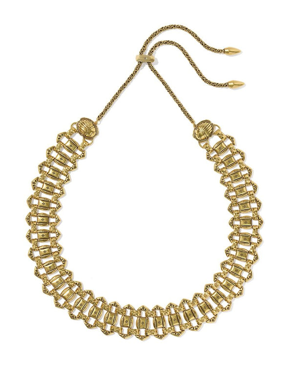 Kendra Scott Catherine Vintage Gold Statement Necklace - Gold Plated