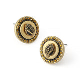 Kurt Geiger Mansion Signature Eagle Disc Stud Earrings