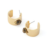 Kurt Geiger Mansion Signature Eagle Hoop Earrings