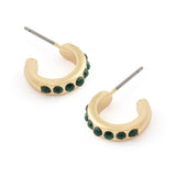 Kurt Geiger Signature Stone Huggie Earrings