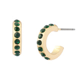 Kurt Geiger Signature Stone Huggie Earrings