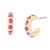 Kurt Geiger Signature Stone Huggie Earrings