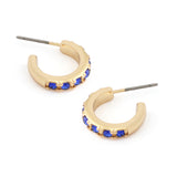 Kurt Geiger Signature Stone Huggie Earrings