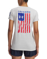 Under Armour Womens UA Freedom Flag Short Sleeve T-Shirt
