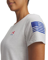 Under Armour Womens UA Freedom Flag Short Sleeve T-Shirt