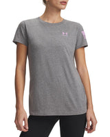 Under Armour Womens UA Freedom Flag Short Sleeve T-Shirt