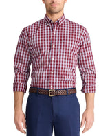 IZOD Mens Performance Comfort Long Sleeve Button Down Shirt