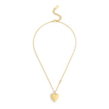 Coach Heritage Heart Locket Pendant Necklace