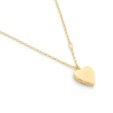 Coach Heritage Heart Locket Pendant Necklace