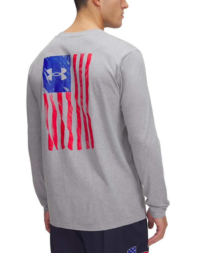 Under Armour Mens UA Freedom Flag Long Sleeve T-Shirt