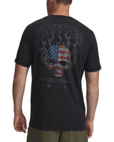 Under Armour Mens UA Freedom Fire Skull Short Sleeve T-Shirt