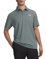 Under Armour Mens UA Matchplay Printed Short Sleeve Polo Shirt