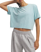 Under Armour Womens UA Rival Boxy Wash Short Sleeve T-Shirt